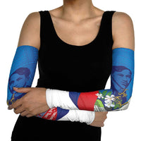 Philippines Rizal Day Arm Sleeves Filipino Motto Stella Polynesian Pattern - Polynesian Pride