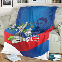 Philippines Rizal Day Blanket Filipino Motto Stella Polynesian Pattern - Polynesian Pride