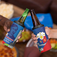 Philippines Rizal Day 4 in 1 Can Cooler Tumbler Filipino Motto Stella Polynesian Pattern - Polynesian Pride