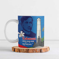 Philippines Rizal Day Ceramic Mug Filipino Motto Stella Polynesian Pattern - Polynesian Pride