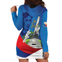 Philippines Rizal Day Hoodie Dress Filipino Motto Stella Polynesian Pattern - Polynesian Pride