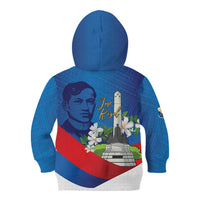 Philippines Rizal Day Kid Hoodie Filipino Motto Stella Polynesian Pattern - Polynesian Pride