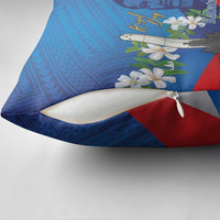 Philippines Rizal Day Pillow Cover Filipino Motto Stella Polynesian Pattern - Polynesian Pride