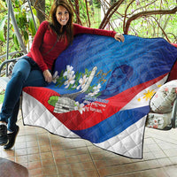 Philippines Rizal Day Quilt Filipino Motto Stella Polynesian Pattern - Polynesian Pride