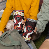 Polynesia AIDS Awareness Month Tumbler Cup Take The Rights Path Polynesian Pattern