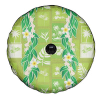 Aloha Hawaii Tuberose Lei Spare Tire Cover Tropical Vibes Green Color - Polynesian Pride
