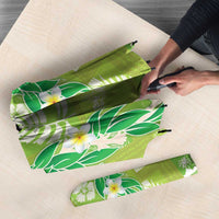 Aloha Hawaii Tuberose Lei Umbrella Tropical Vibes Green Color - Polynesian Pride