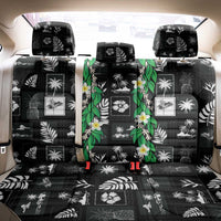 Aloha Hawaii Tuberose Lei Back Car Seat Cover Tropical Vibes Black Color - Polynesian Pride