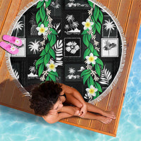 Aloha Hawaii Tuberose Lei Beach Blanket Tropical Vibes Black Color - Polynesian Pride