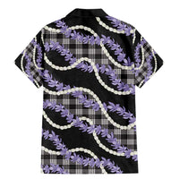 Black Hawaii Palaka Honohono Pikake Family Matching Mermaid Dress and Hawaiian Shirt Hawaiian Orchid Lei Polynesian Pattern LT14 - Polynesian Pride