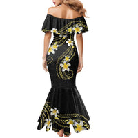Polynesia Tattoo With Plumeria Mermaid Dress Elegant Vibes