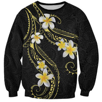 Polynesia Tattoo With Plumeria Sweatshirt Elegant Vibes