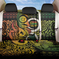 Vanuatu 1980 Back Car Seat Cover Ni-Van Tamtam Sand Drawing Pattern