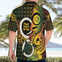 Vanuatu 1980 Hawaiian Shirt Ni-Van Tamtam Sand Drawing Pattern