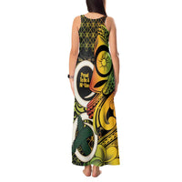 Vanuatu 1980 Tank Maxi Dress Ni-Van Tamtam Sand Drawing Pattern