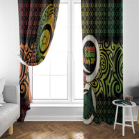 Vanuatu 1980 Window Curtain Ni-Van Tamtam Sand Drawing Pattern