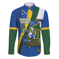 Solomon Islands Independence Day Family Matching Mermaid Dress and Hawaiian Shirt Happy 7 July Crocodile Flag Style