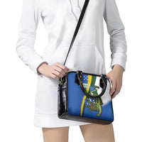 Solomon Islands Independence Day Shoulder Handbag Happy 7 July Crocodile Flag Style
