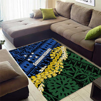 Halo Olaketa Solomon Islands Tapa Pattern Area Rug