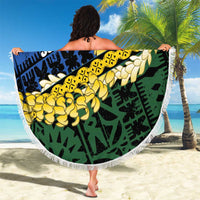 Halo Olaketa Solomon Islands Tapa Pattern Beach Blanket