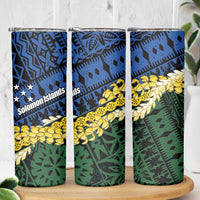 Halo Olaketa Solomon Islands Tapa Pattern Skinny Tumbler