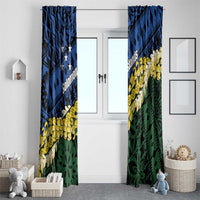 Halo Olaketa Solomon Islands Tapa Pattern Window Curtain