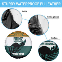 AUNZ Rugby Custom Spare Tire Cover Australia Kangaroo New Zealand Silver Fern - Polynesian Pride
