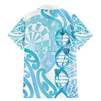 Personalised New Zealand Darts Family Matching Mermaid Dress and Hawaiian Shirt Aotearoa Maori Its In My DNA White LT14 - Polynesian Pride