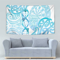 New Zealand Darts Tapestry Aotearoa Maori Its In My DNA White - Polynesian Pride