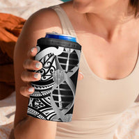 New Zealand Darts 4 in 1 Can Cooler Tumbler Aotearoa Maori Its In My DNA Black - Polynesian Pride