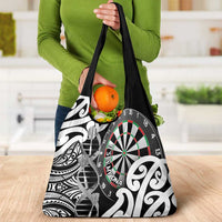 New Zealand Darts Grocery Bag Aotearoa Maori Its In My DNA Black - Polynesian Pride