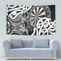 New Zealand Darts Tapestry Aotearoa Maori Its In My DNA Black - Polynesian Pride