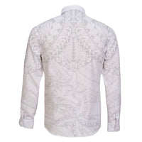 American Samoa White Sunday Family Matching Puletasi and Hawaiian Shirt Lotu Tamaiti Plumeria With Samoan Pattern