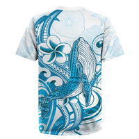 Blue Hawaii Humpback Whale Rugby Jersey Polynesian Tribal Ocean Vibes
