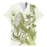 Lime Green Hawaii Family Matching Long Sleeve Bodycon Dress and Hawaiian Shirt Humpback Whale Tattoo Polynesian Tribal Ocean Vibes