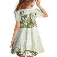 Lime Green Hawaii Family Matching Puletasi and Hawaiian Shirt Humpback Whale Tattoo Polynesian Tribal Ocean Vibes LT14 - Polynesian Pride