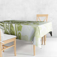 Lime Green Hawaii Tablecloth Humpback Whale Tattoo Polynesian Tribal Ocean Vibes