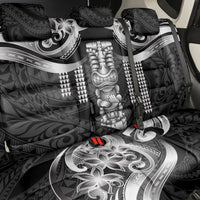 Tiki Drum Hawaii Back Car Seat Cover Hawaiian Kakau Tattoo Style
