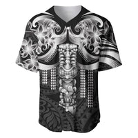 Tiki Drum Hawaii Baseball Jersey Hawaiian Kakau Tattoo Style