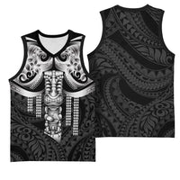 Tiki Drum Hawaii Basketball Jersey Hawaiian Kakau Tattoo Style