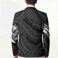 Tiki Drum Hawaii Blazer Hawaiian Kakau Tattoo Style