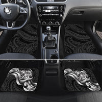 Tiki Drum Hawaii Car Mats Hawaiian Kakau Tattoo Style