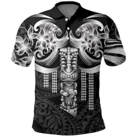 Tiki Drum Hawaii Polo Shirt Hawaiian Kakau Tattoo Style