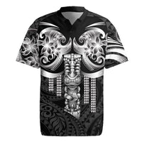 Tiki Drum Hawaii Rugby Jersey Hawaiian Kakau Tattoo Style