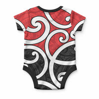 New Zealand Baby Onesie Maori Koru Tino Rangatiratanga Color