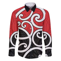 New Zealand Family Matching Tank Maxi Dress and Hawaiian Shirt Maori Koru Tino Rangatiratanga Color - Polynesian Pride