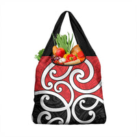 New Zealand Grocery Bag Maori Koru Tino Rangatiratanga Color - Polynesian Pride