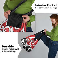 New Zealand Grocery Bag Maori Koru Tino Rangatiratanga Color - Polynesian Pride