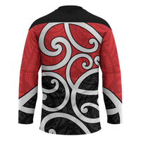 New Zealand Hockey Jersey Maori Koru Tino Rangatiratanga Color LT14 - Polynesian Pride