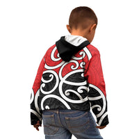 New Zealand Kid Hoodie Maori Koru Tino Rangatiratanga Color - Polynesian Pride